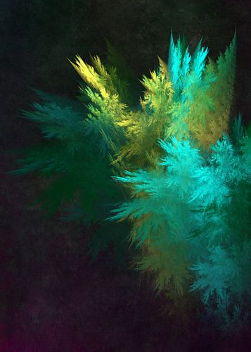 Fractals abstracte kunst Bos 2 #fractals #abstract