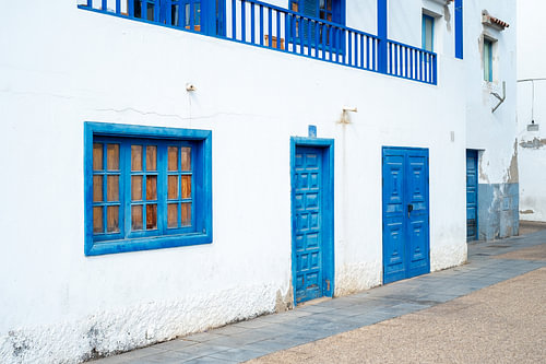 Blauw - Ergens op Lanzarote