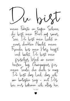 Du bist...