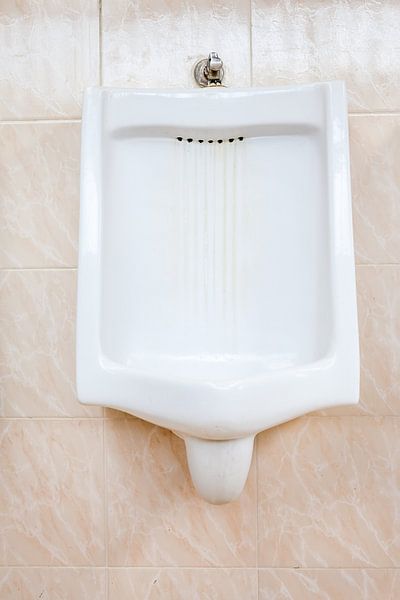 Urinoir dans les toilettes des hommes par Marcel Derweduwen