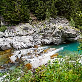 Untouched alpine wilderness in the Swiss Alps with rugged peaks and harsh nature. by Miriam Schwarzfischer Fotografie