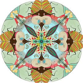 Tier-Mandala, die Grille.