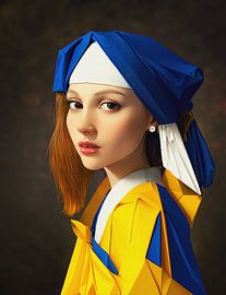 Fille numérique au style sophistiqué sur Arjen Roos