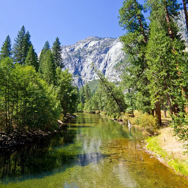 YOSEMITE VALLEY rivier van genade van Melanie Viola