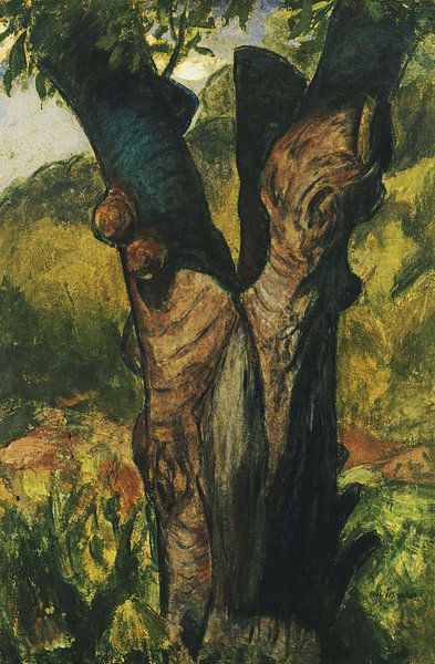 Alfred Henry Maurer - Der alte Baum von finemasterpiece