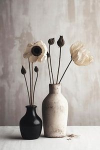 Black And White Vase
