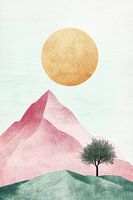 Tree under Golden Sun