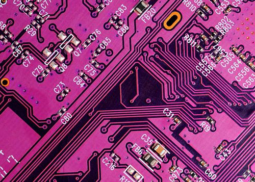 Purple circuit board