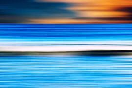 Coastal Flow Sonnenuntergang Abstrakt von Joseph S Giacalone Photography