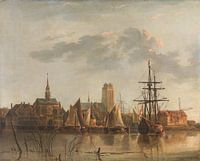 Vue de Dordrecht au coucher du soleil, Aelbert Cuyp