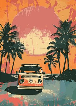 Vintage Volkswagen van Lae
