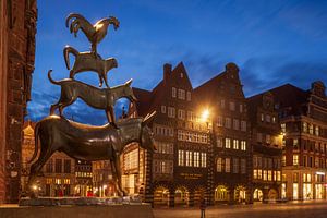 Bremer Stadtmusikanten, Abenddämmerung