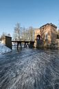 Nostalgie: schaatsen op de slotgracht bij kasteel Soelen van Moetwil en van Dijk - Fotografie thumbnail