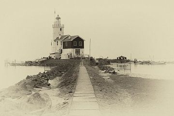 The Horse of Marken, the famous lighthouse