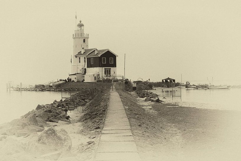 Le cheval de Marken, le célèbre phare par Michelle Peeters