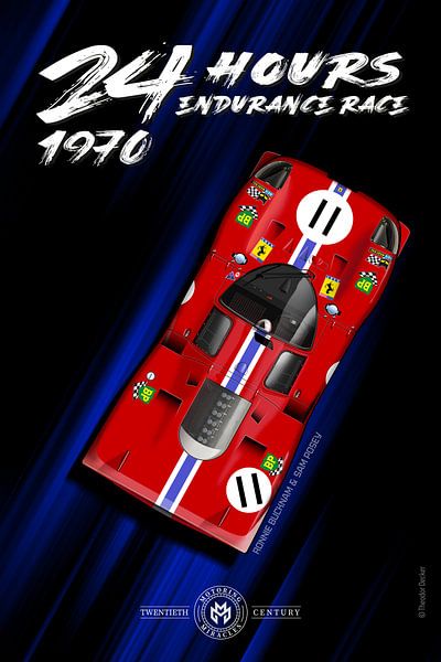 24 Hours Endurance Race 1970, Bucknam + Posey by Theodor Decker