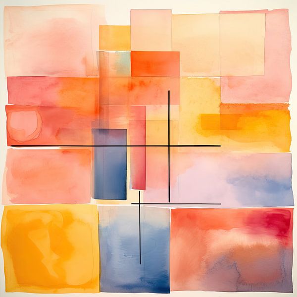 Minimalistisch Abstrakt 171910 von Abstraktes Gemälde