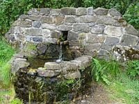 Köstliches klares Wasser aus der Quelle