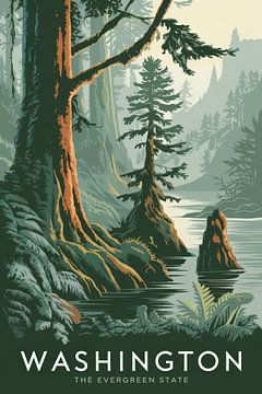 Washington van Poster Art Shop