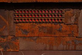 rostige Stahlplatten