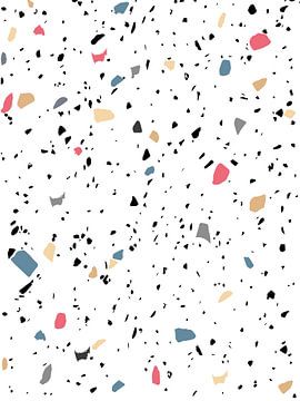 Geometrische Terrazzo Print