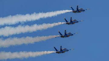 U.S. Navy Flugdemonstrationsstaffel Blue Angels.