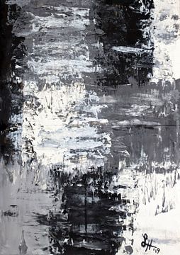 Squares IV in Schwarz-Weiß von elha-Art