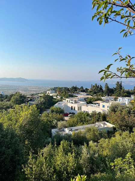 Vue de Zia, Kos (debout) par Daniëlle Wiersema
