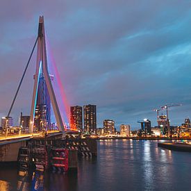 De Erasmusbrug in Rotterdam van Damian Ruitenga