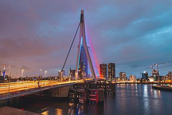 Le pont Erasmus à Rotterdam