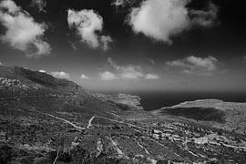 Land- und Seelandschaft auf Karpathos, Griechenland von Peter Baak