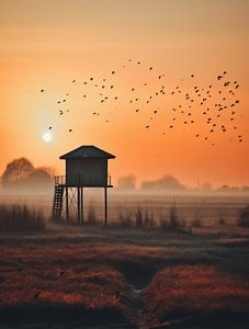 Sonnenaufgang in der Natur
