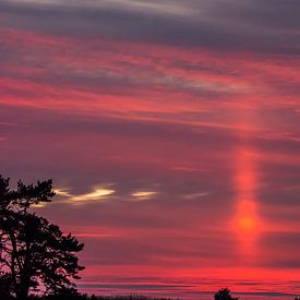 Zonsondergang Elsberg van Danny Slijfer Natuurfotografie
