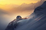 Mountain hut in the snow by Studio Allee thumbnail