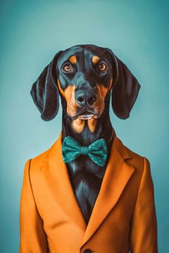 Doberman by Poster Art Shop