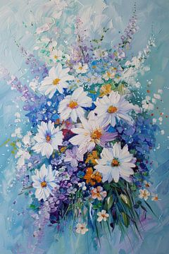 Bloemen op vaas van Imagine