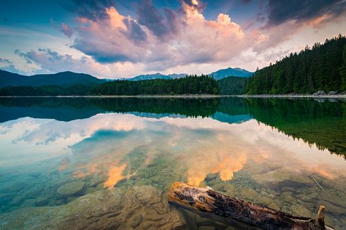 Ochtend aan de Eibsee
