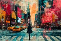 Graffiti painting, New York City - 