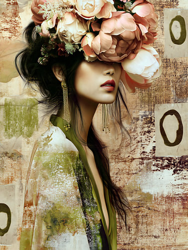 Floral Geisha Style