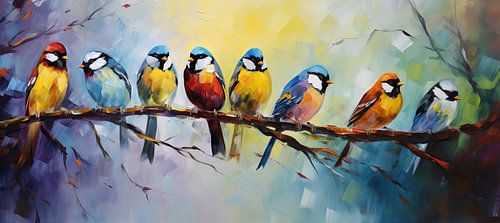 Impressionistische Vögel | Vogelreihe