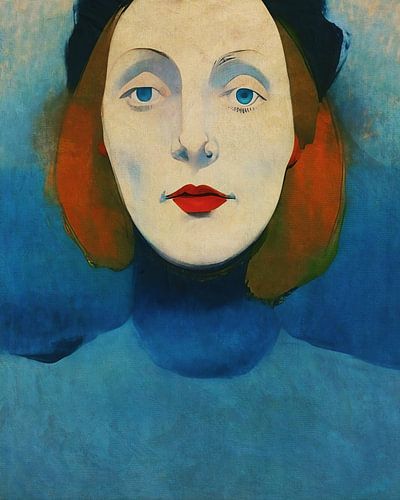 Portret van een voorname vrouw