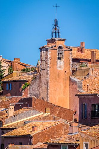 Gezicht op de Roussillon in de Provence