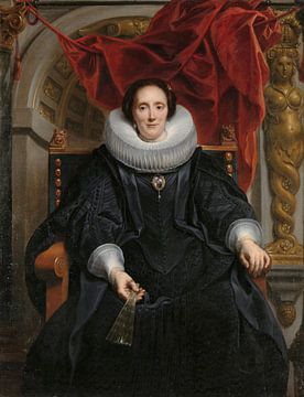 Portret van Catharina Behaghel, Jacob Jordaens (I)