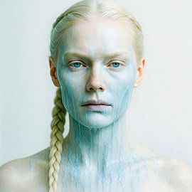 Faces of light: Frost of memory by Klaus Tesching - Art-AI