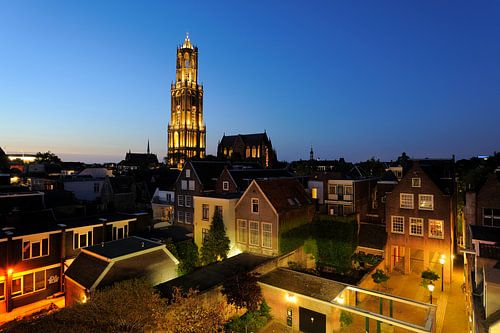 The centre of Utrecht with the Dom tower and Dom church