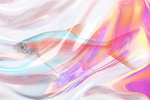 Neon Fish sur Marja van den Hurk