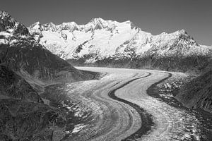 Der grosse Aletschgletscher von Menno Boermans