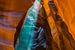 La lumière spectaculaire dans Antelope Canyon, Page, l'Amérique sur Rietje Bulthuis