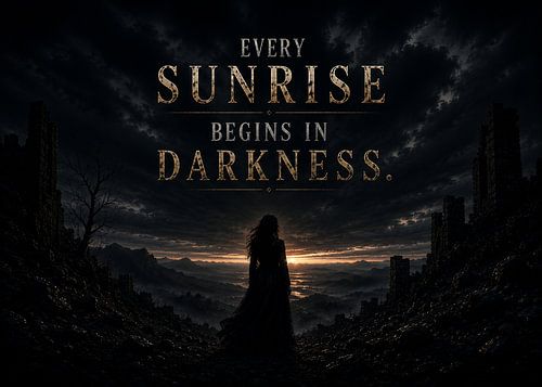 « It won'’t be dark forever »