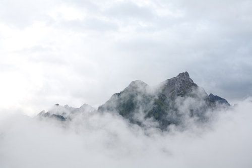 Alps in the clouds